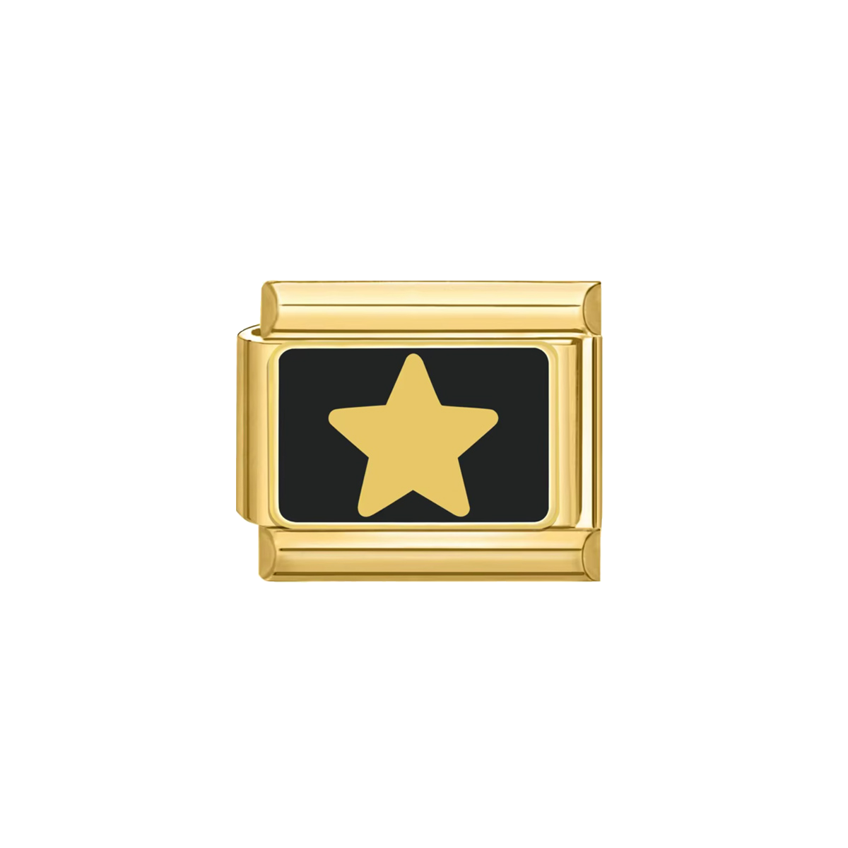 Charm doré black star