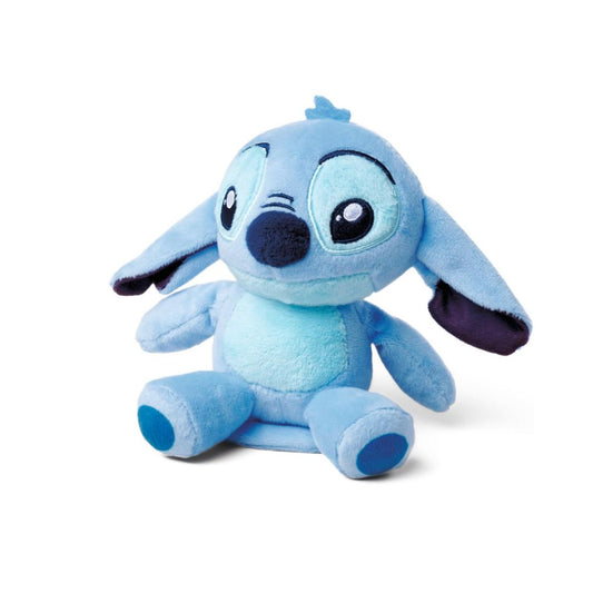 Peluche Stitch magnétique de Disney posée sur une épaule – Shoulder Buddy ultra doux, en vente chez Emano à Nouméa.