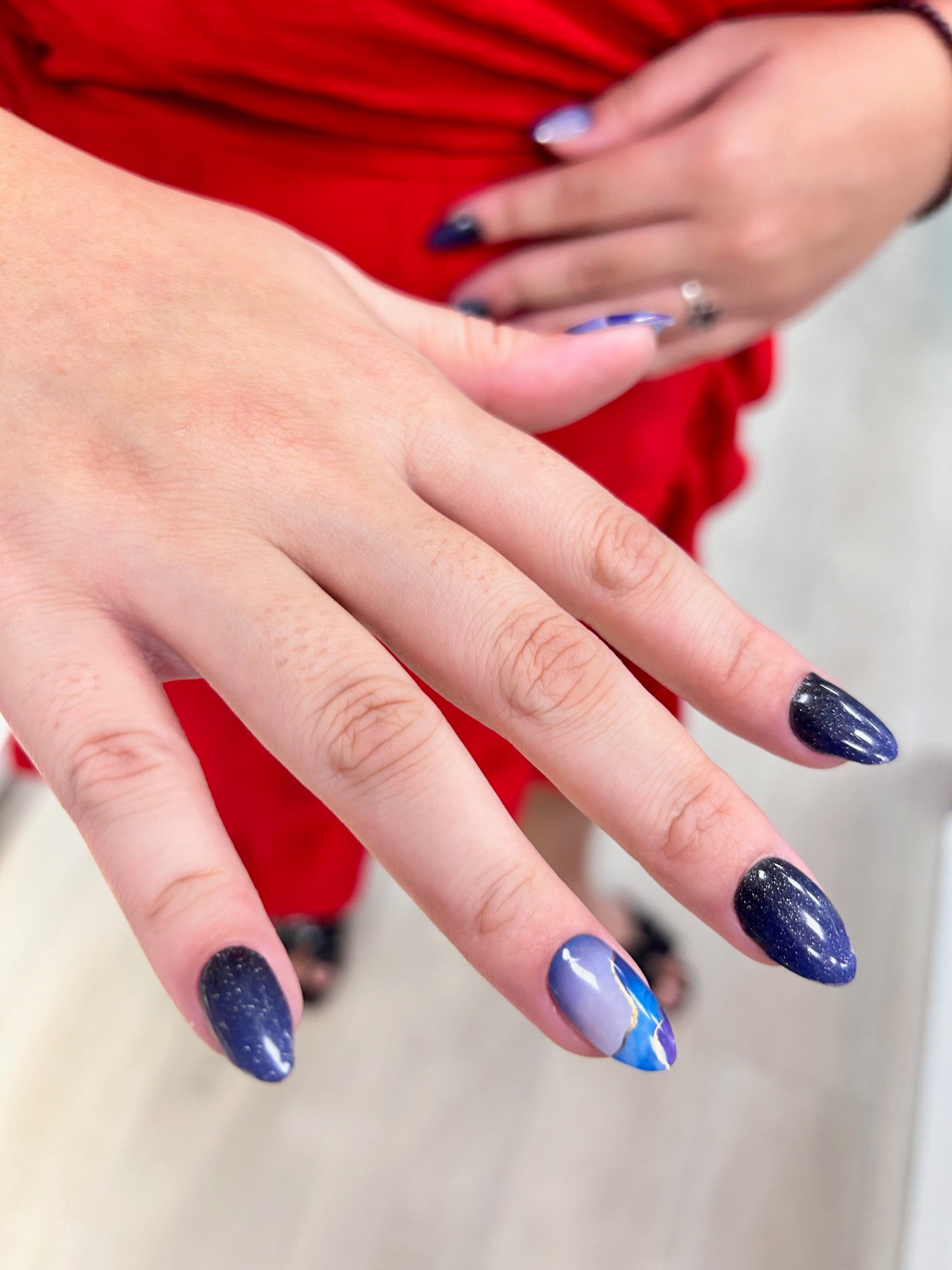 ★ Night blue marble