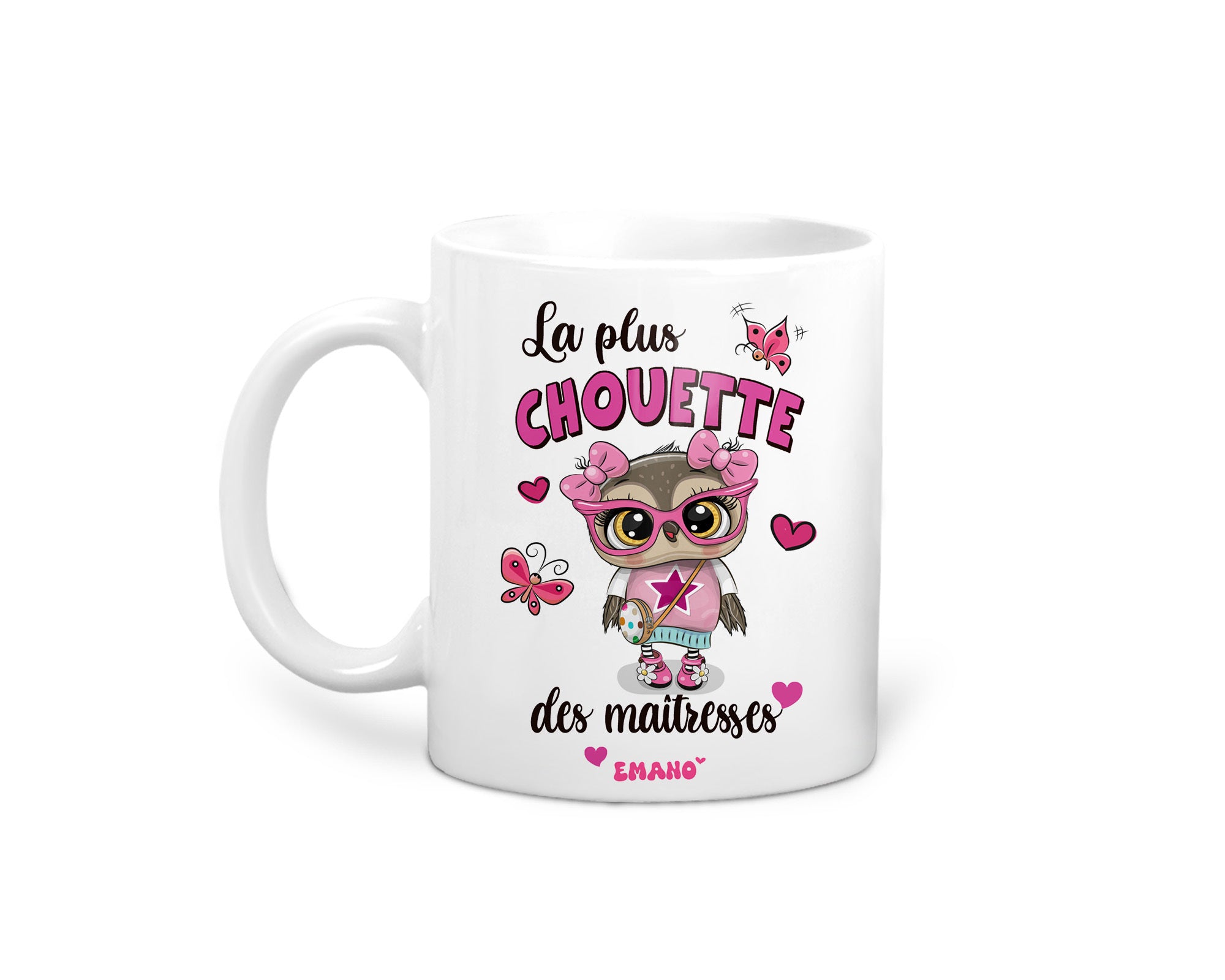 Une tasse de reconnaissance personnalisée. ✨ Offrez un Mug Emano unique pour remercier un maître ou une maîtresse exceptionnel(le). 🎓💖 #EmanoMerci #CadeauPersonnalisé #Reconnaissance