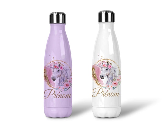 Gourde Licorne : Magie en Main. Explorez la féérie avec notre Gourde Licorne : votre compagnon magique pour rester hydraté en beauté !