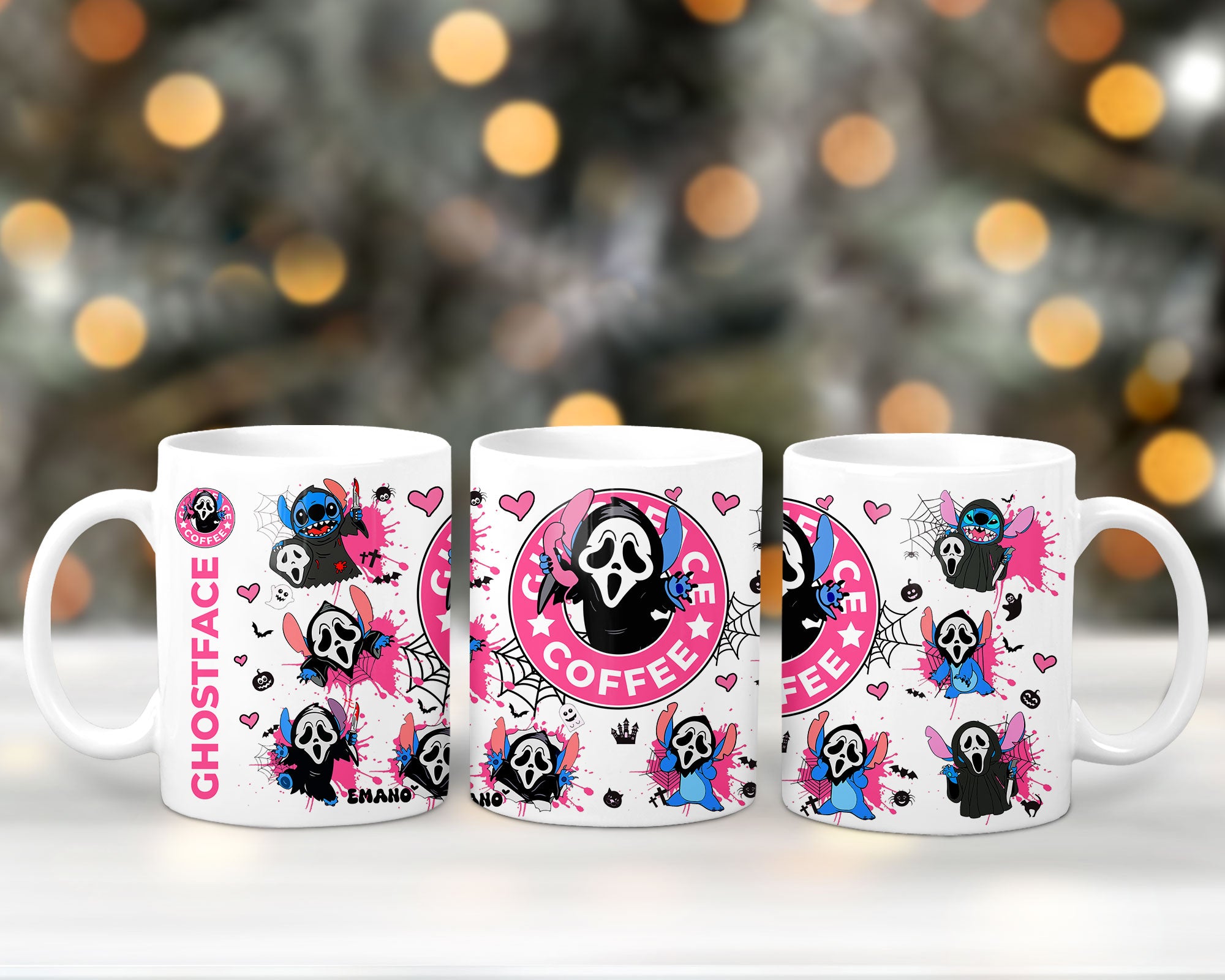 Stitch se prépare à semer la pagaille pour Halloween ! 🌟 Découvrez notre Tasse Emano Stitch, parfaite pour apporter un peu de magie à chaque gorgée de votre boisson préférée.