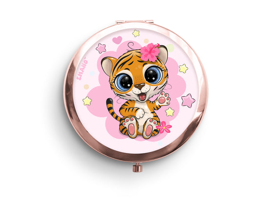 Miroirs de Poche Animaux Mignons : Des amis adorables en un clin d'œil.