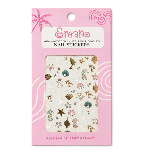 Stickers Ongles Ocean Treasure motifs marins EMANO