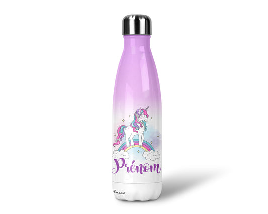 Gourde Licorne : Magie en Main. Explorez la féérie avec notre Gourde Licorne : votre compagnon magique pour rester hydraté en beauté !