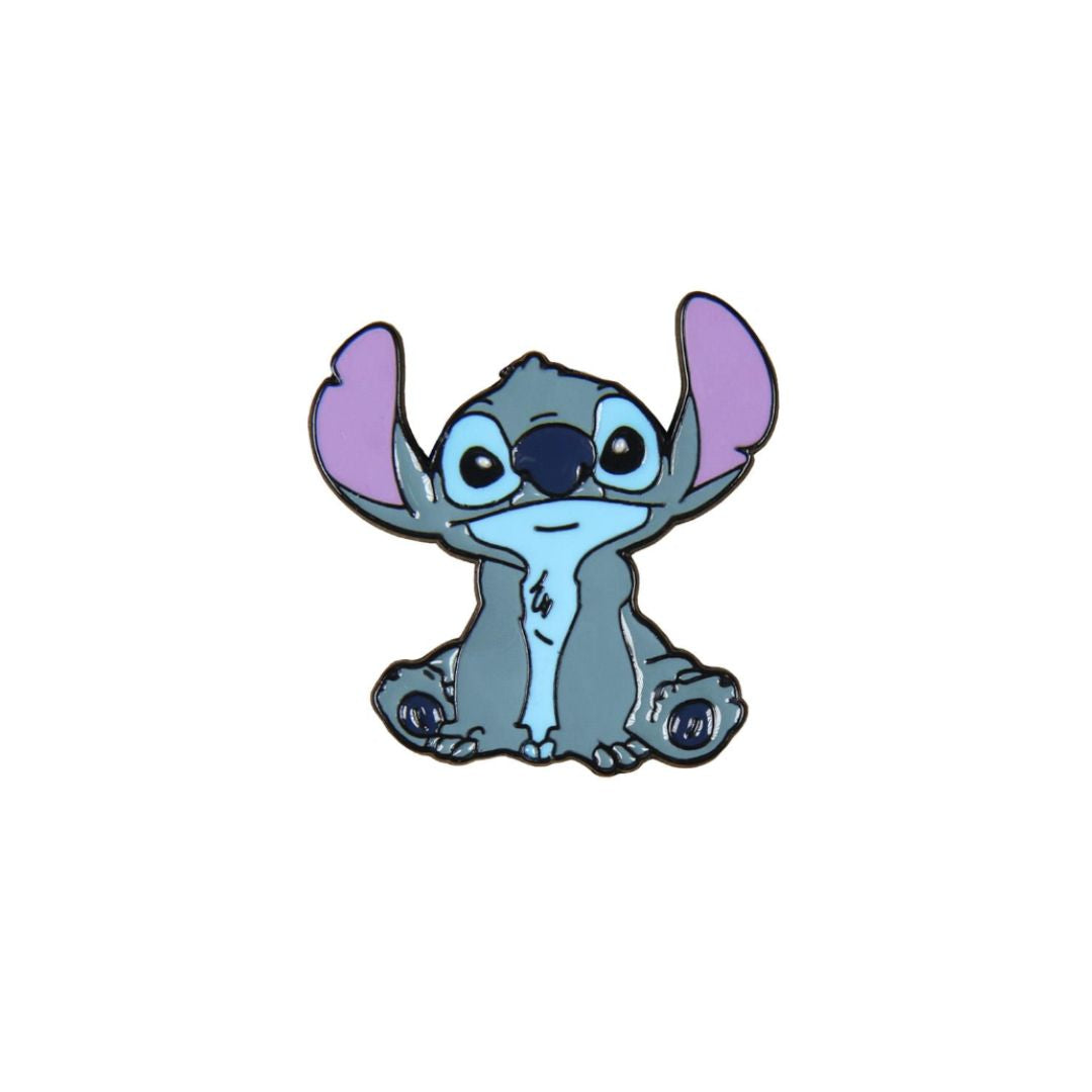 Pin’s en métal Stitch assis – Accessoire Disney Lilo & Stitch