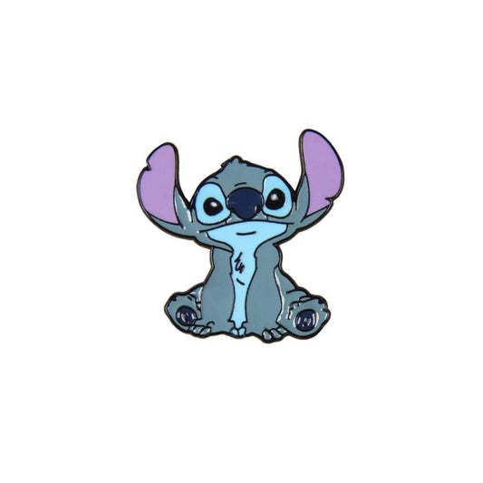 Pin’s en métal Stitch assis – Accessoire Disney Lilo & Stitch