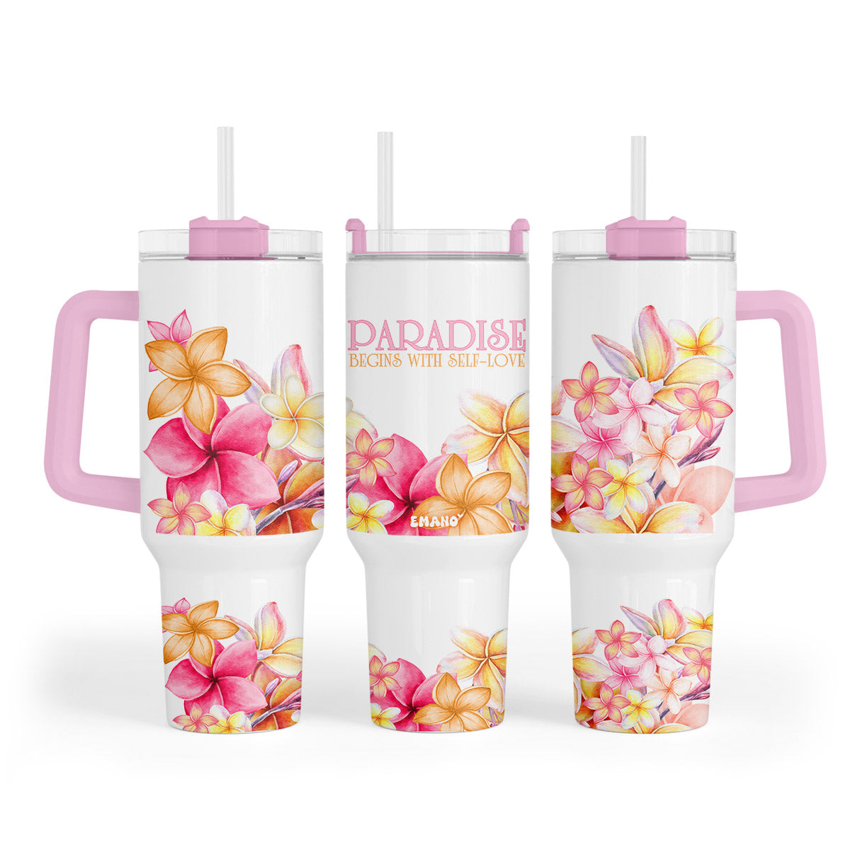 Mug Isotherme Plumeria