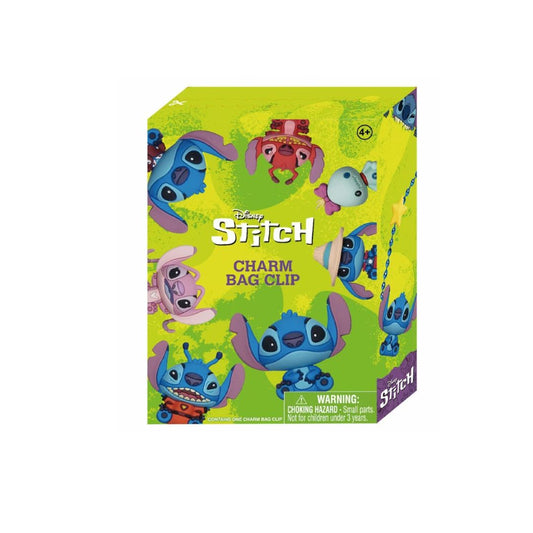 Porte-clés Stitch Disney en modèle mystère, figurine surprise parmi 9 styles différents – disponible chez EMANO en Nouvelle-Calédonie.
