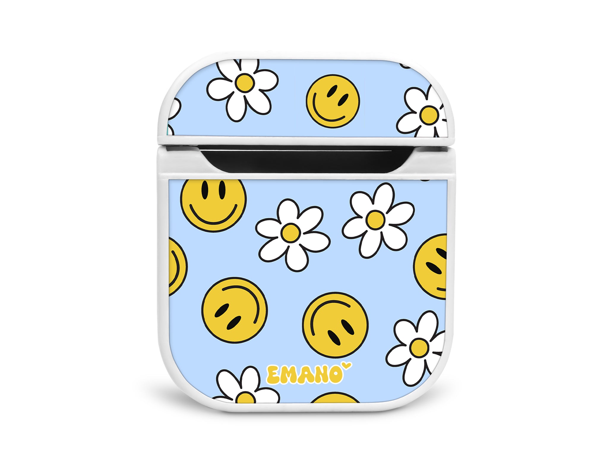 L'étui d'AirPods s'adapte parfaitement à votre boîtier de charge et le protège.  Il dispose d’une ouverture pour laisser passer le câble de charge, de sorte que vous n’avez pas besoin de sortir vos AirPods pour la recharge.  Vous avez également la possibilité de l’accrocher sur vos sacs et porte-c