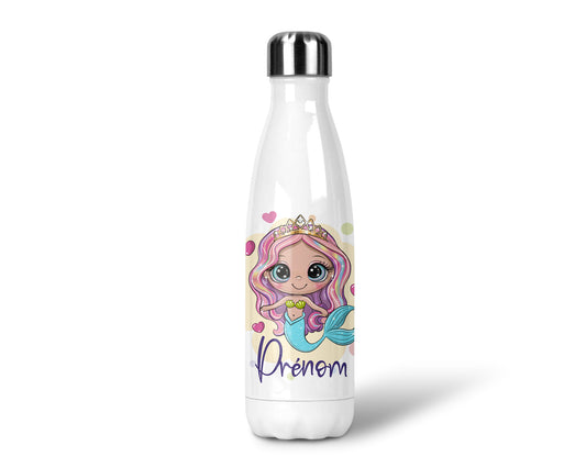 Découvrez l'enchantement des profondeurs marines avec notre Gourde Sirène. Cette gourde unique allie l'élégance des sirènes à la praticité d'une bouteille d'eau. Fabriquée en acier inoxydable de haute qualité, elle garde vos boissons à la température idéale.
