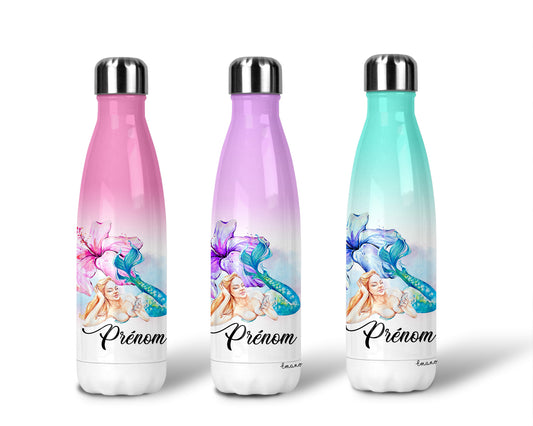 Découvrez l'enchantement des profondeurs marines avec notre Gourde Sirène. Cette gourde unique allie l'élégance des sirènes à la praticité d'une bouteille d'eau. Fabriquée en acier inoxydable de haute qualité, elle garde vos boissons à la température idéale.