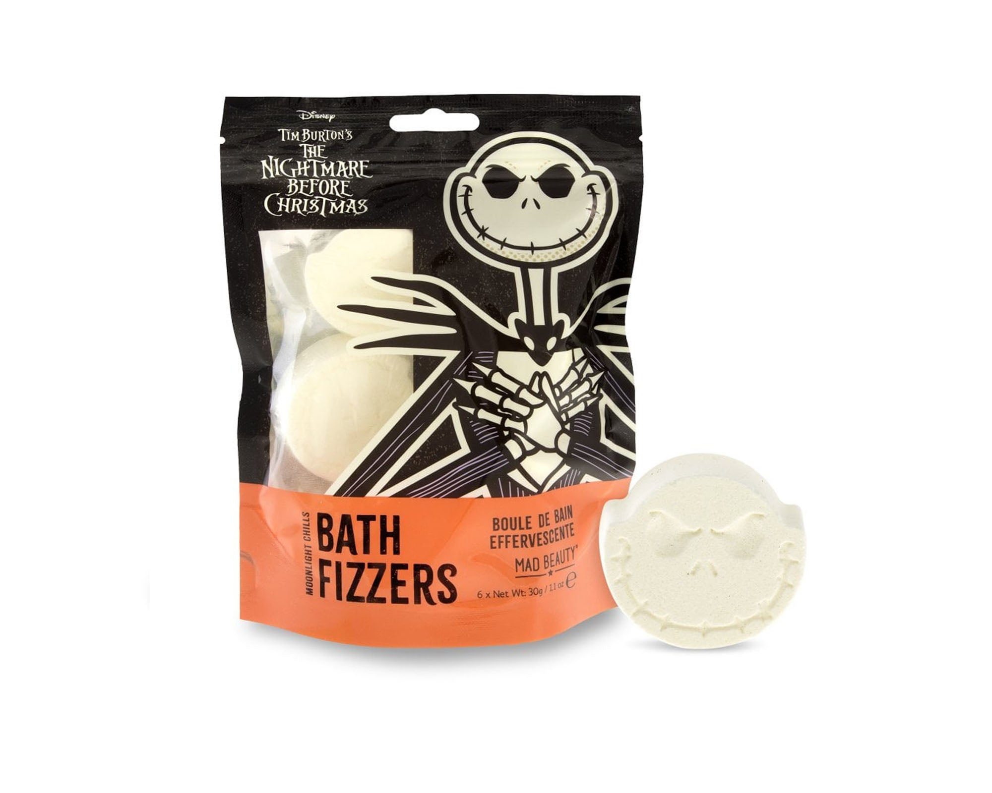 Bombe de bain Nightmare before Christmas-parfum fruit de la passion