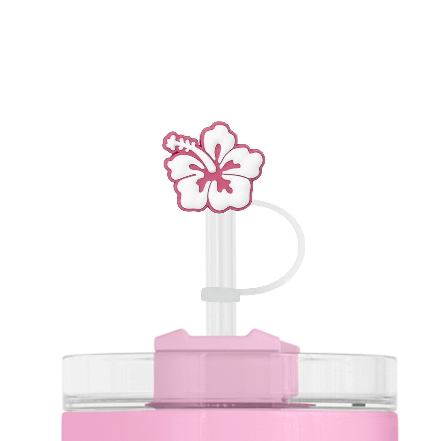 Ajoutez une touche tropicale et chic à vos boissons avec notre bouchon de paille Hibiscus Blanche. En vente à Nouméa chez Emano ou en ligne sur emanostore.nc.