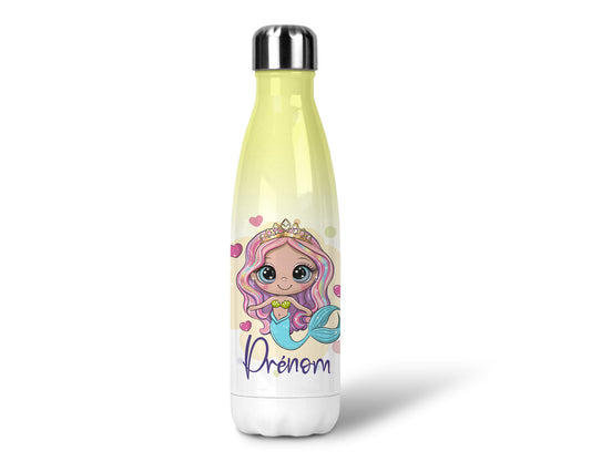 Découvrez l'enchantement des profondeurs marines avec notre Gourde Sirène. Cette gourde unique allie l'élégance des sirènes à la praticité d'une bouteille d'eau. Fabriquée en acier inoxydable de haute qualité, elle garde vos boissons à la température idéale.