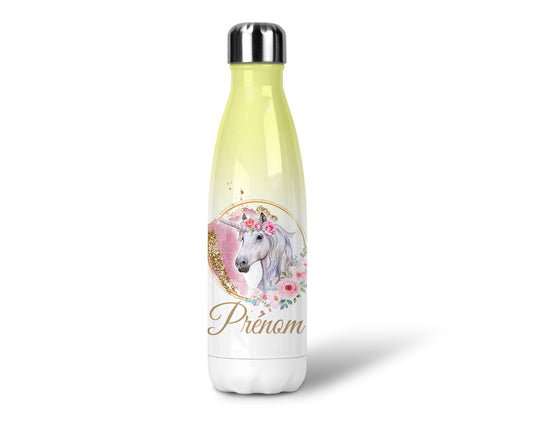 Gourde Licorne : Magie en Main. Explorez la féérie avec notre Gourde Licorne : votre compagnon magique pour rester hydraté en beauté !