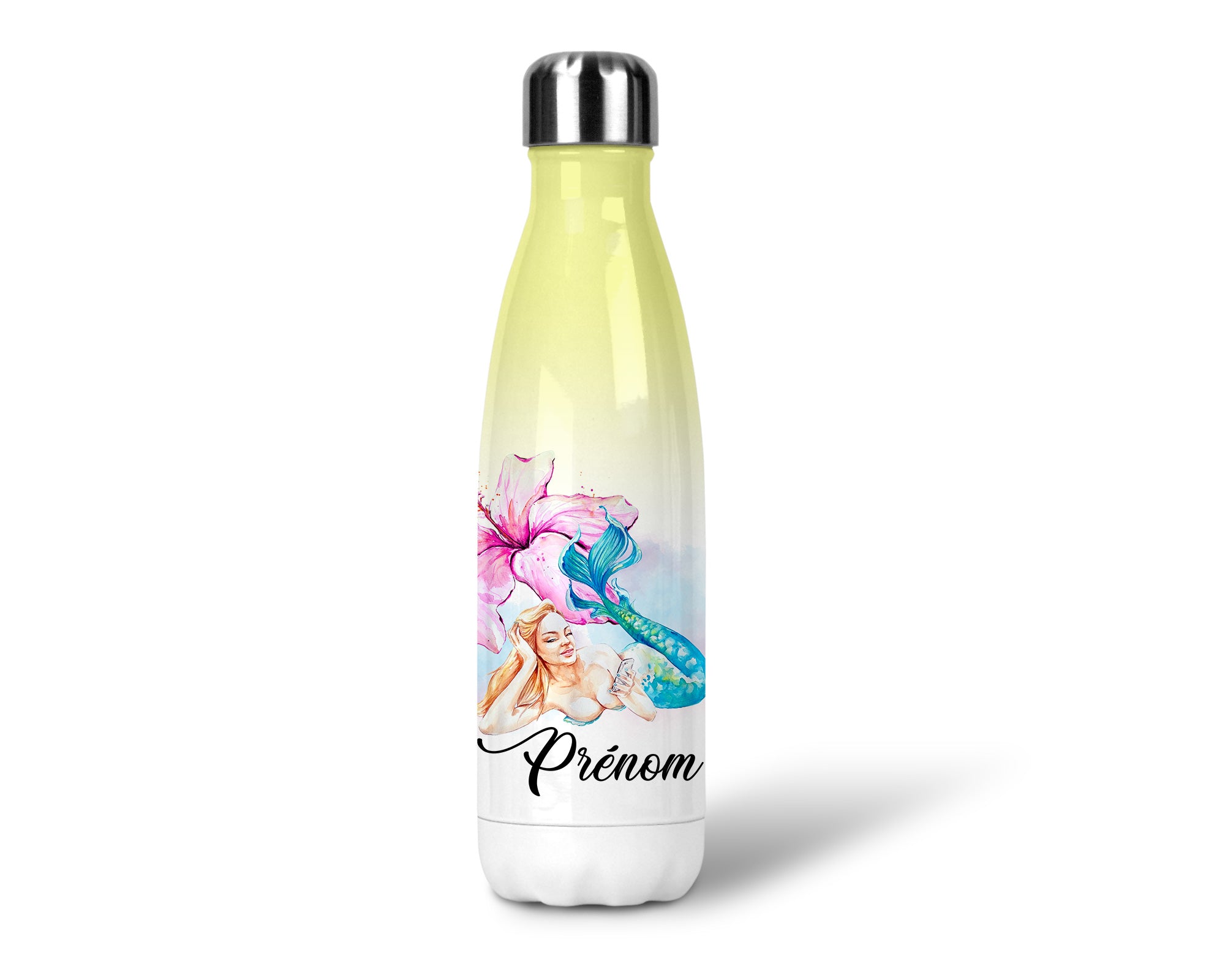 Découvrez l'enchantement des profondeurs marines avec notre Gourde Sirène. Cette gourde unique allie l'élégance des sirènes à la praticité d'une bouteille d'eau. Fabriquée en acier inoxydable de haute qualité, elle garde vos boissons à la température idéale.