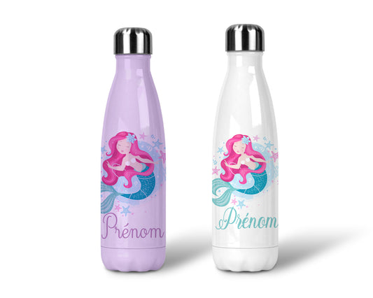 Découvrez l'enchantement des profondeurs marines avec notre Gourde Sirène. Cette gourde unique allie l'élégance des sirènes à la praticité d'une bouteille d'eau. Fabriquée en acier inoxydable de haute qualité, elle garde vos boissons à la température idéale