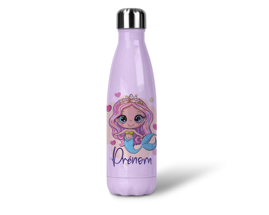 Découvrez l'enchantement des profondeurs marines avec notre Gourde Sirène. Cette gourde unique allie l'élégance des sirènes à la praticité d'une bouteille d'eau. Fabriquée en acier inoxydable de haute qualité, elle garde vos boissons à la température idéale.