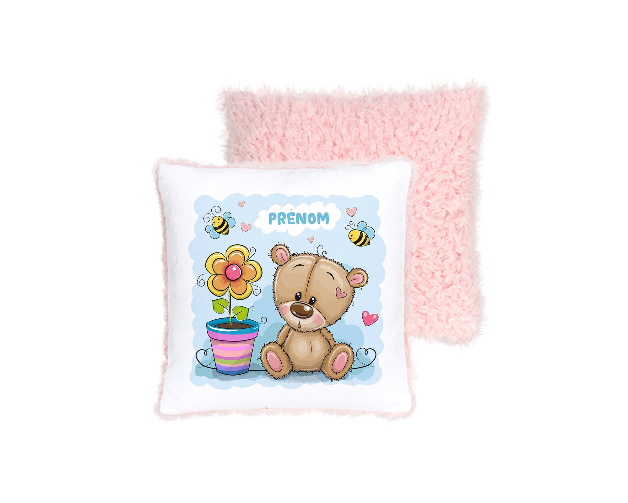 Coussin Ourson : Douce Étreinte