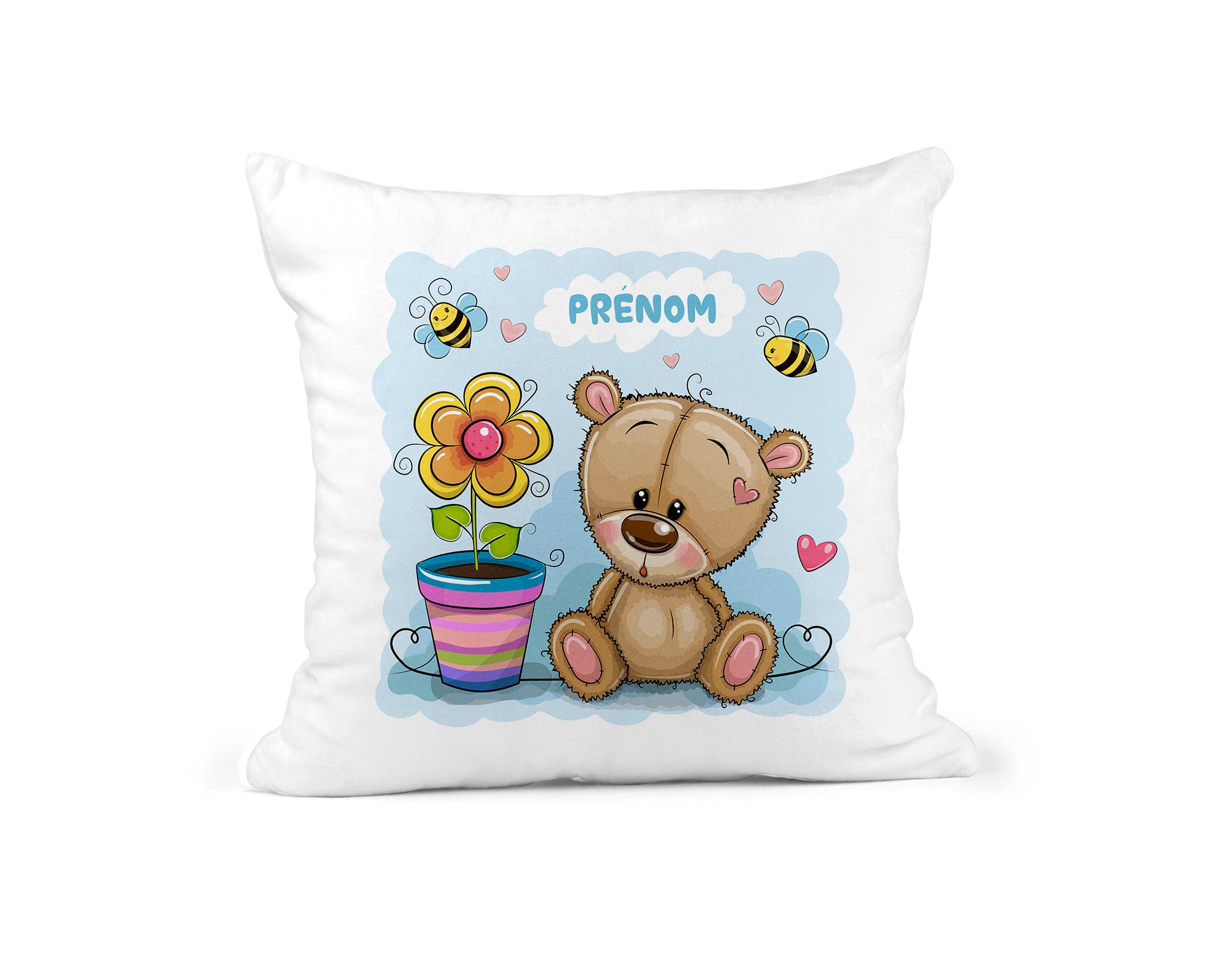 Coussin Ourson : Douce Étreinte