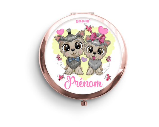Miroirs de Poche Animaux Mignons : Des amis adorables en un clin d'œil.