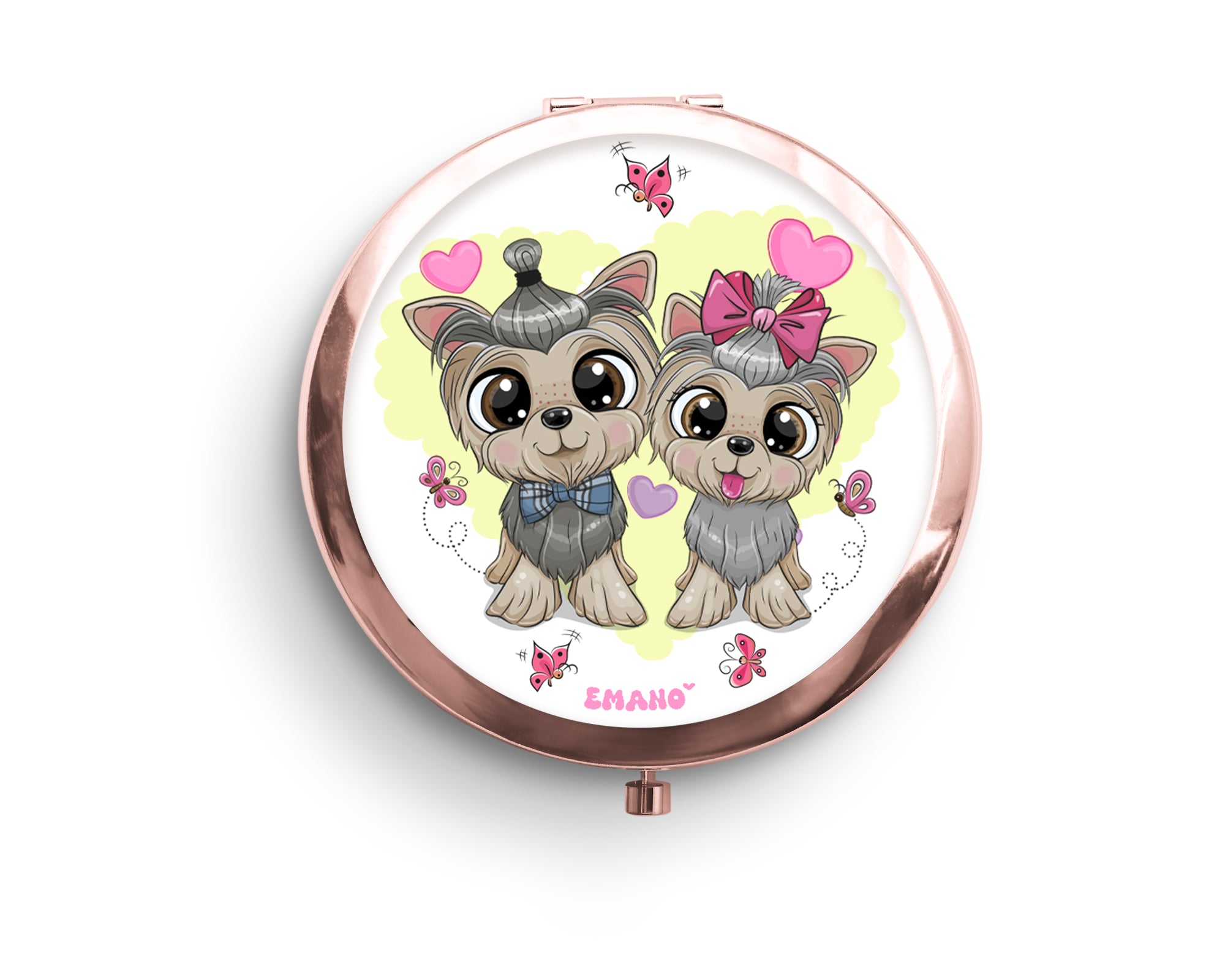 Miroirs de Poche Animaux Mignons : Des amis adorables en un clin d'œil.