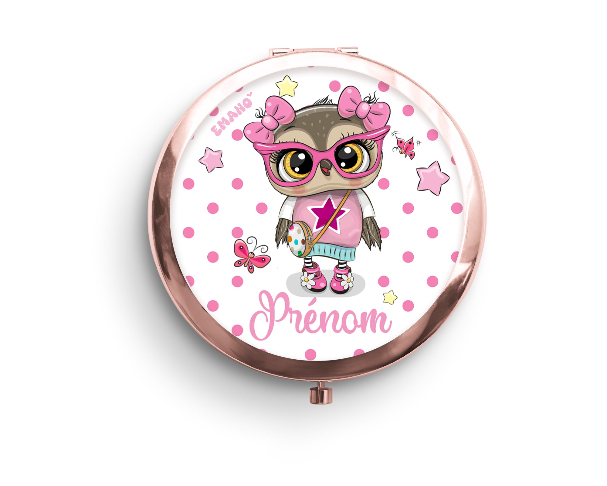 Miroirs de Poche Animaux Mignons pour Enfants : Des amis adorables en un clin d'œil.