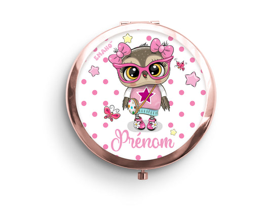 Miroirs de Poche Animaux Mignons pour Enfants : Des amis adorables en un clin d'œil.