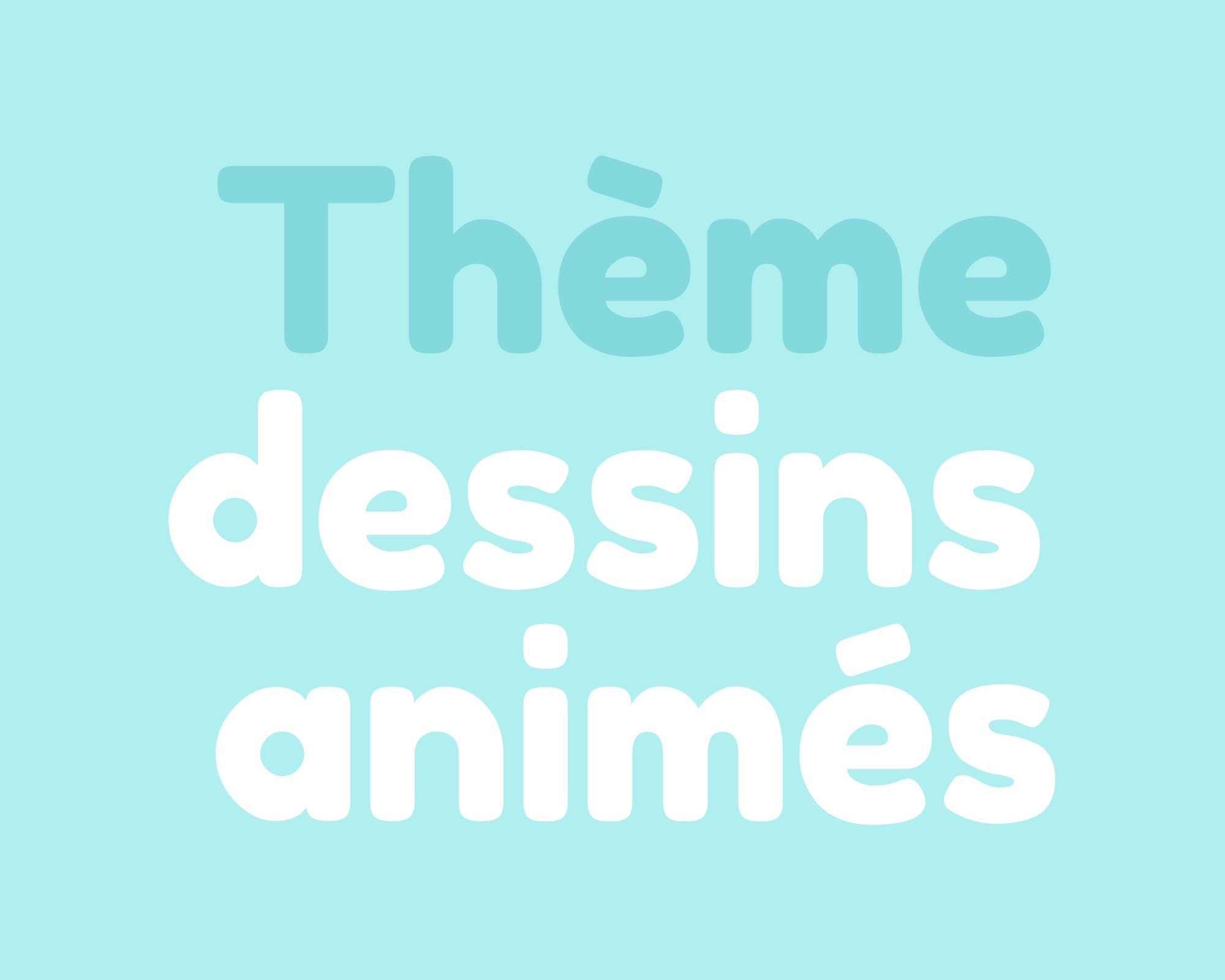 Panier de Pâques personnalisé -Thème dessins animés