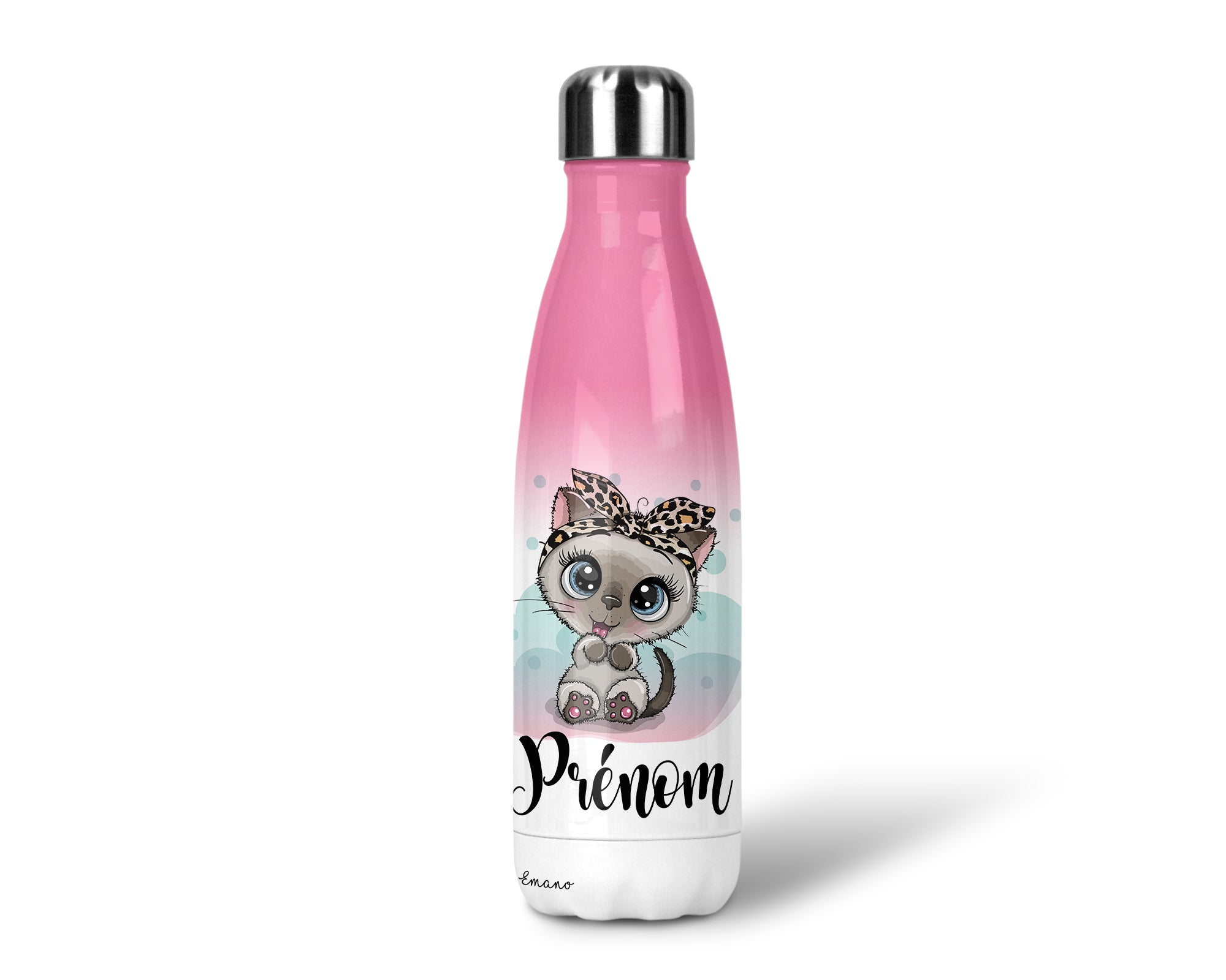 Gourde isotherme personnalisable- Chat