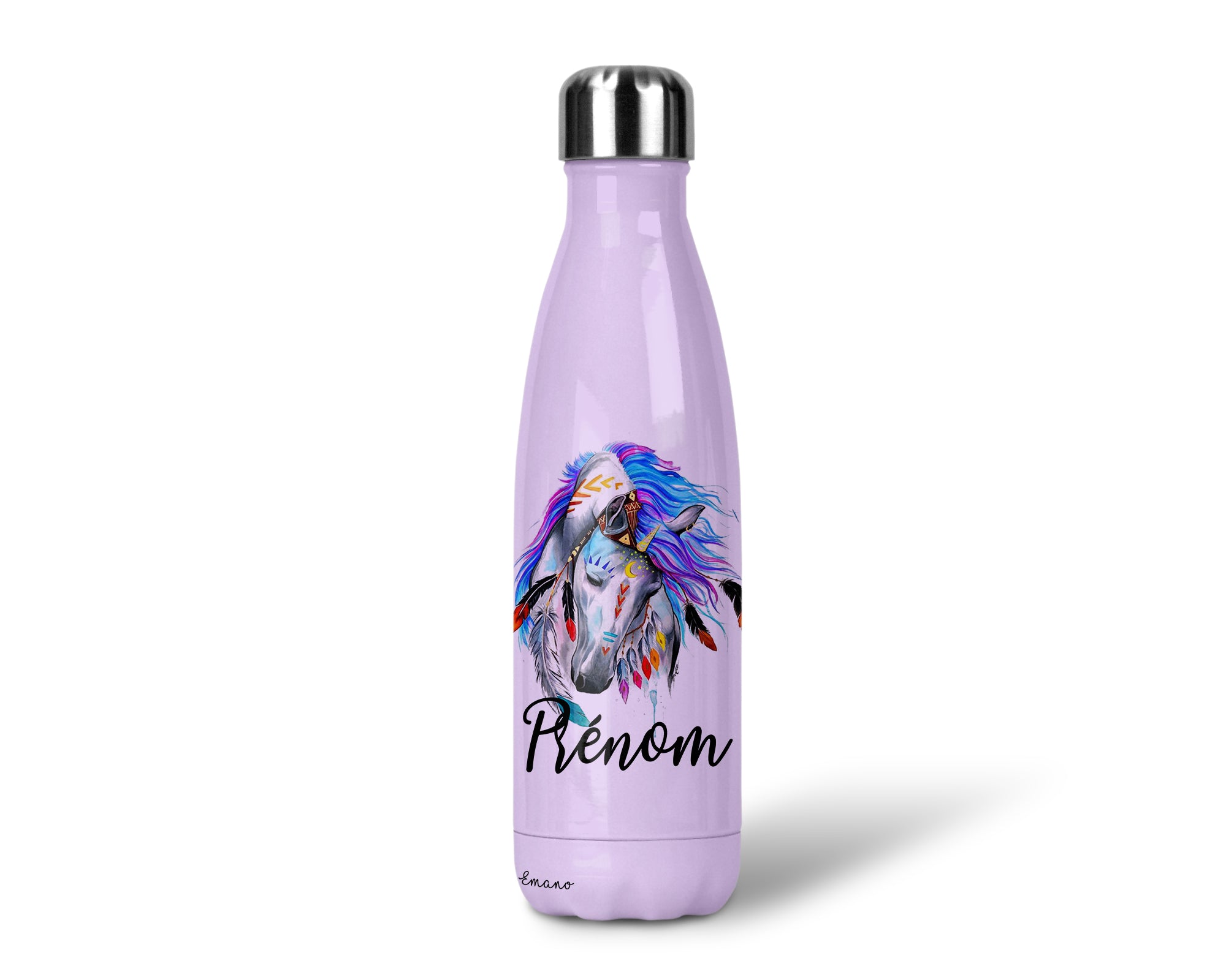 Gourde isotherme personnalisable- Cheval