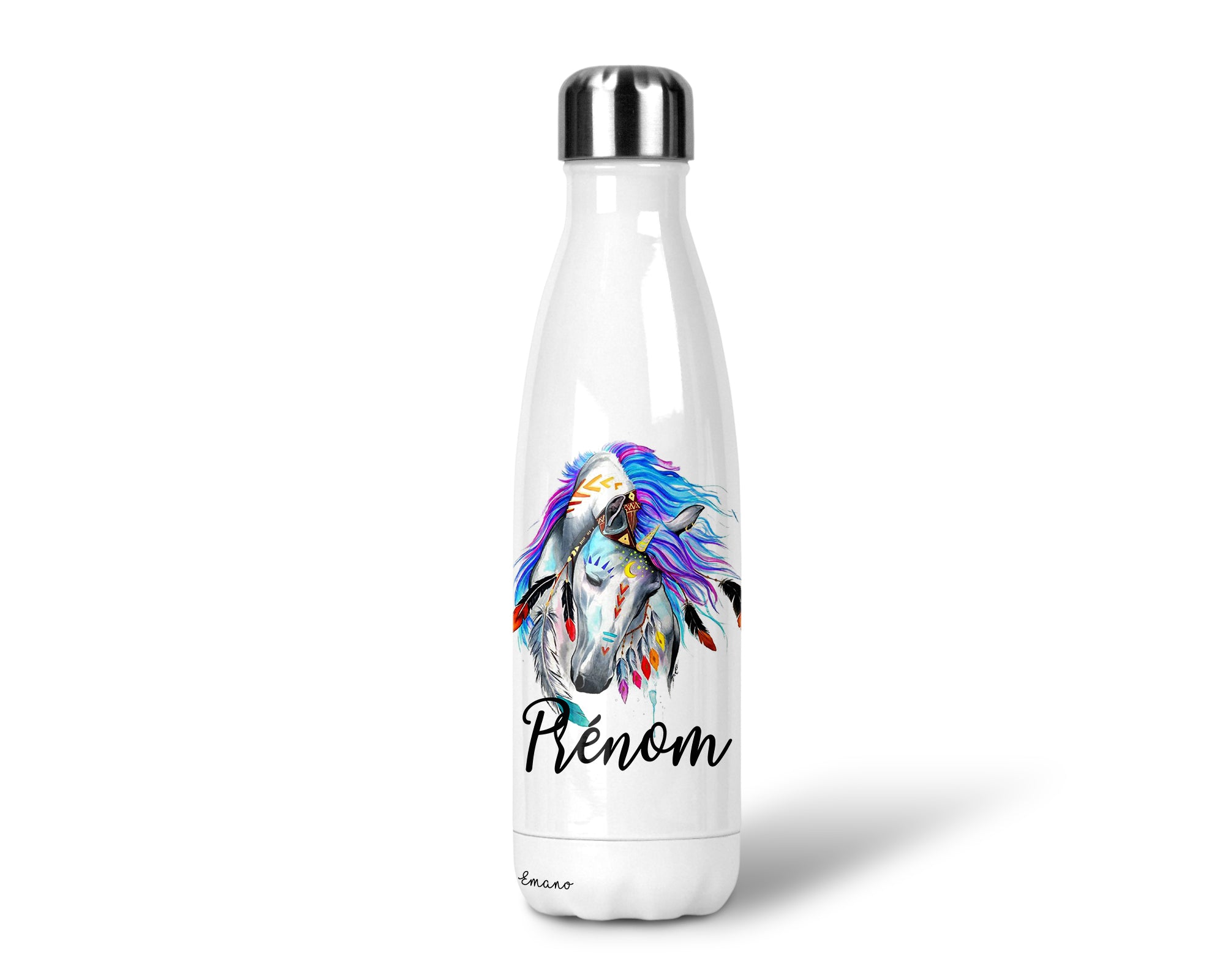 Gourde isotherme personnalisable- Cheval