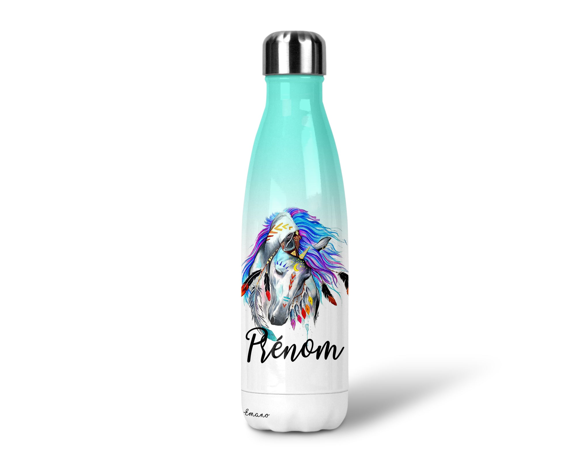 Gourde isotherme personnalisable- Cheval