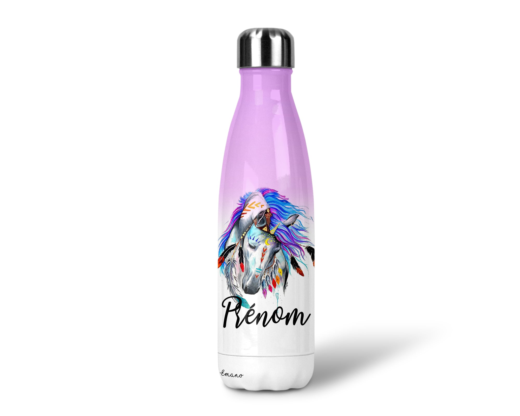 Gourde isotherme personnalisable- Cheval