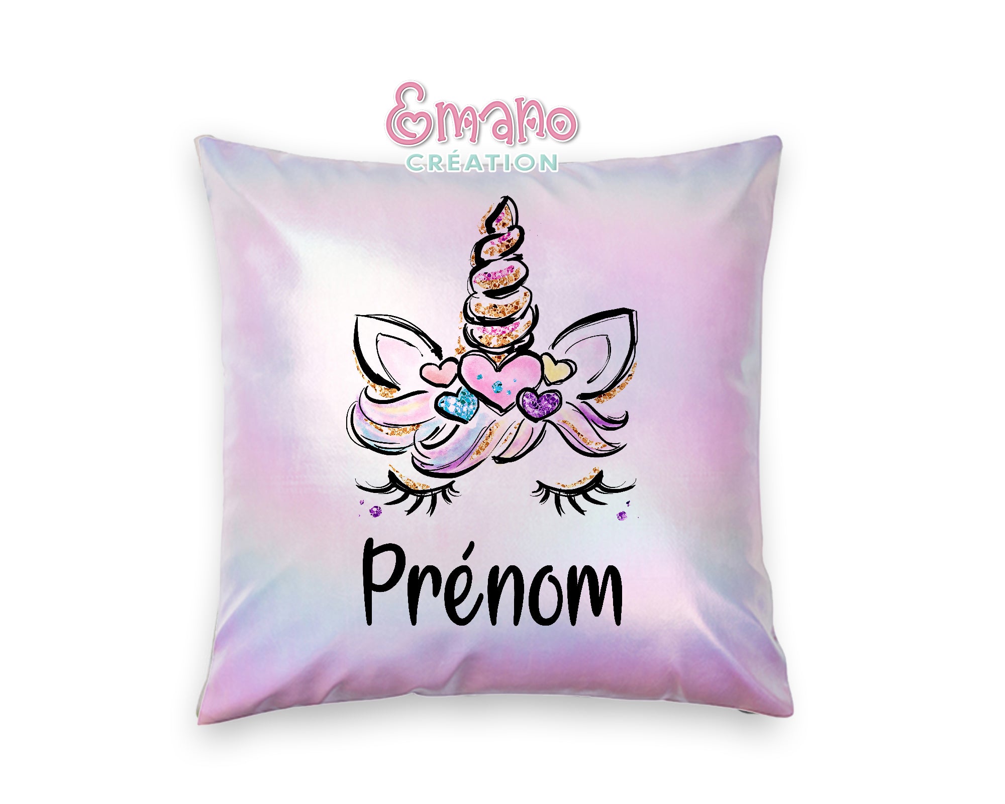 Coussin Licorne en Sequin : Magie au Toucher.