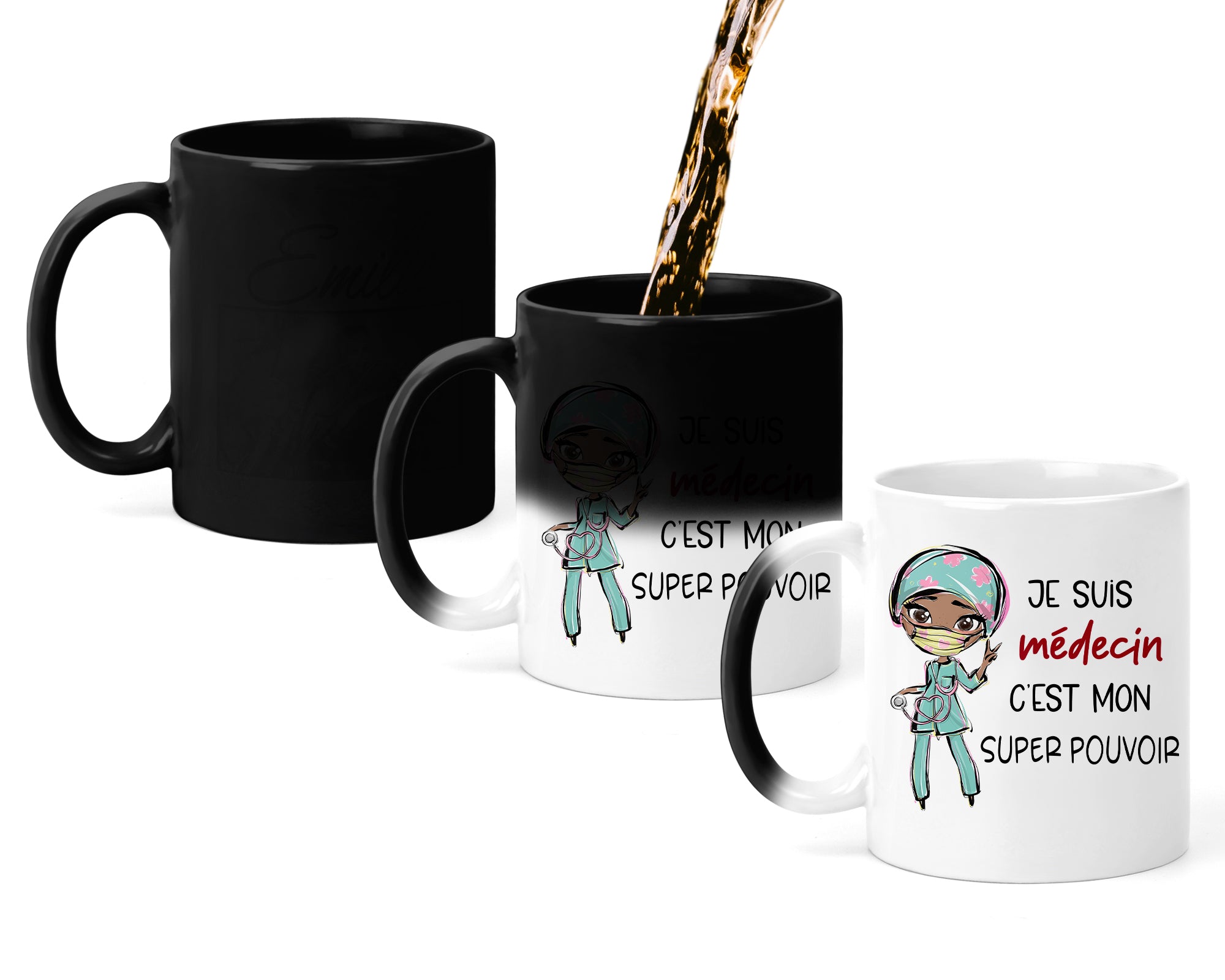 Mug "super pouvoir" personnalisable