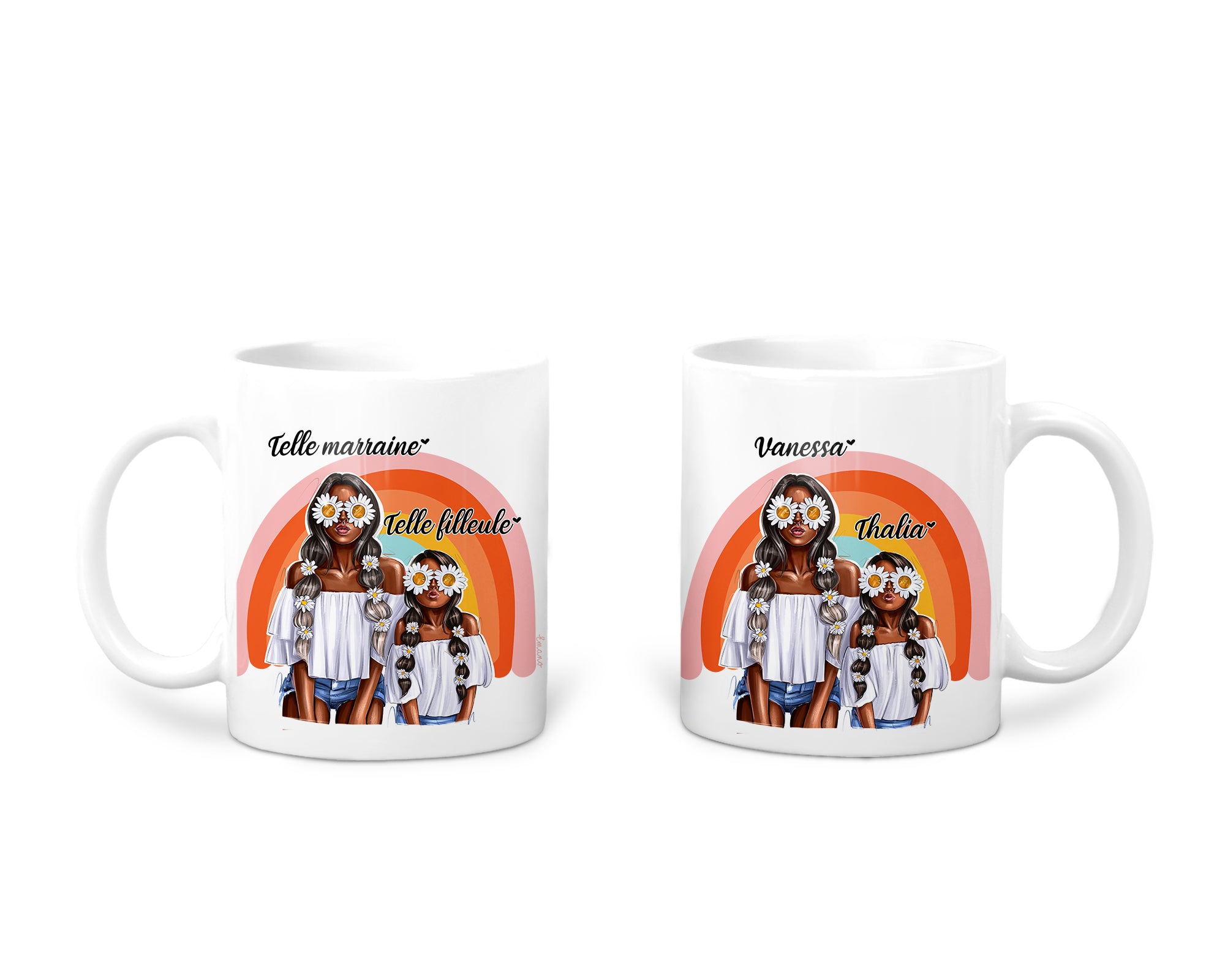 Mug "Telle marraine, telle filleule" personnalisable