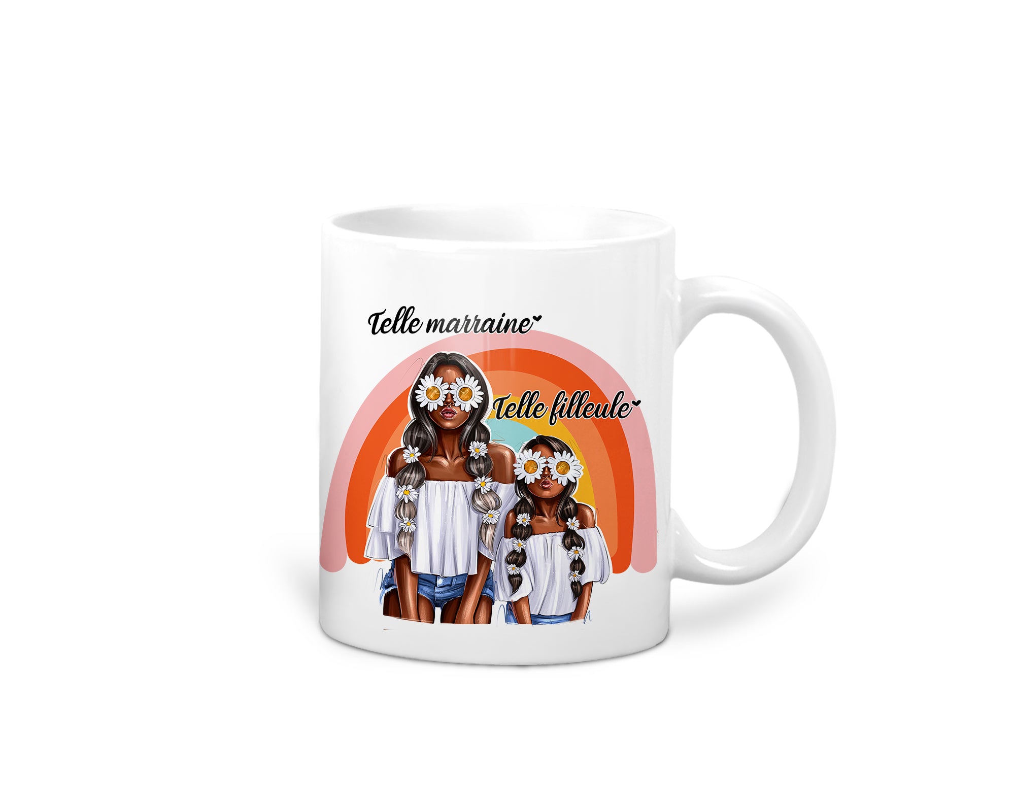 Mug "Telle marraine, telle filleule" personnalisable