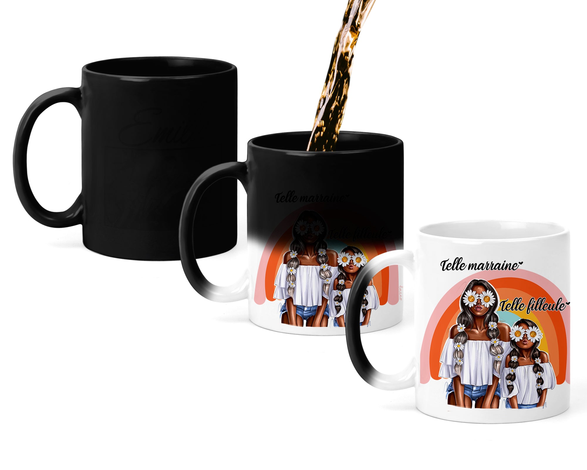 Mug "Telle marraine, telle filleule" personnalisable