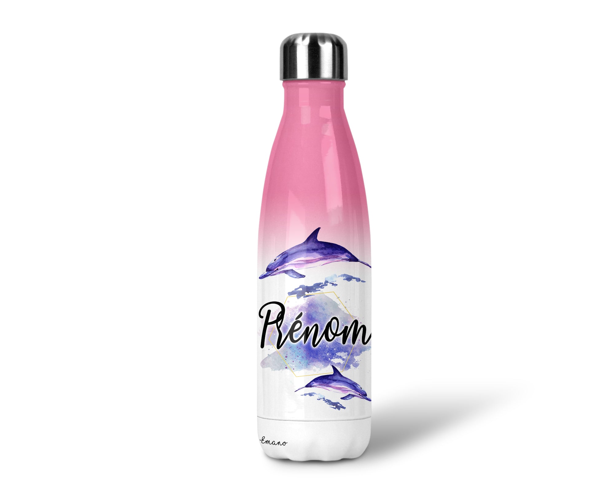 Gourde isotherme personnalisable- Dauphin