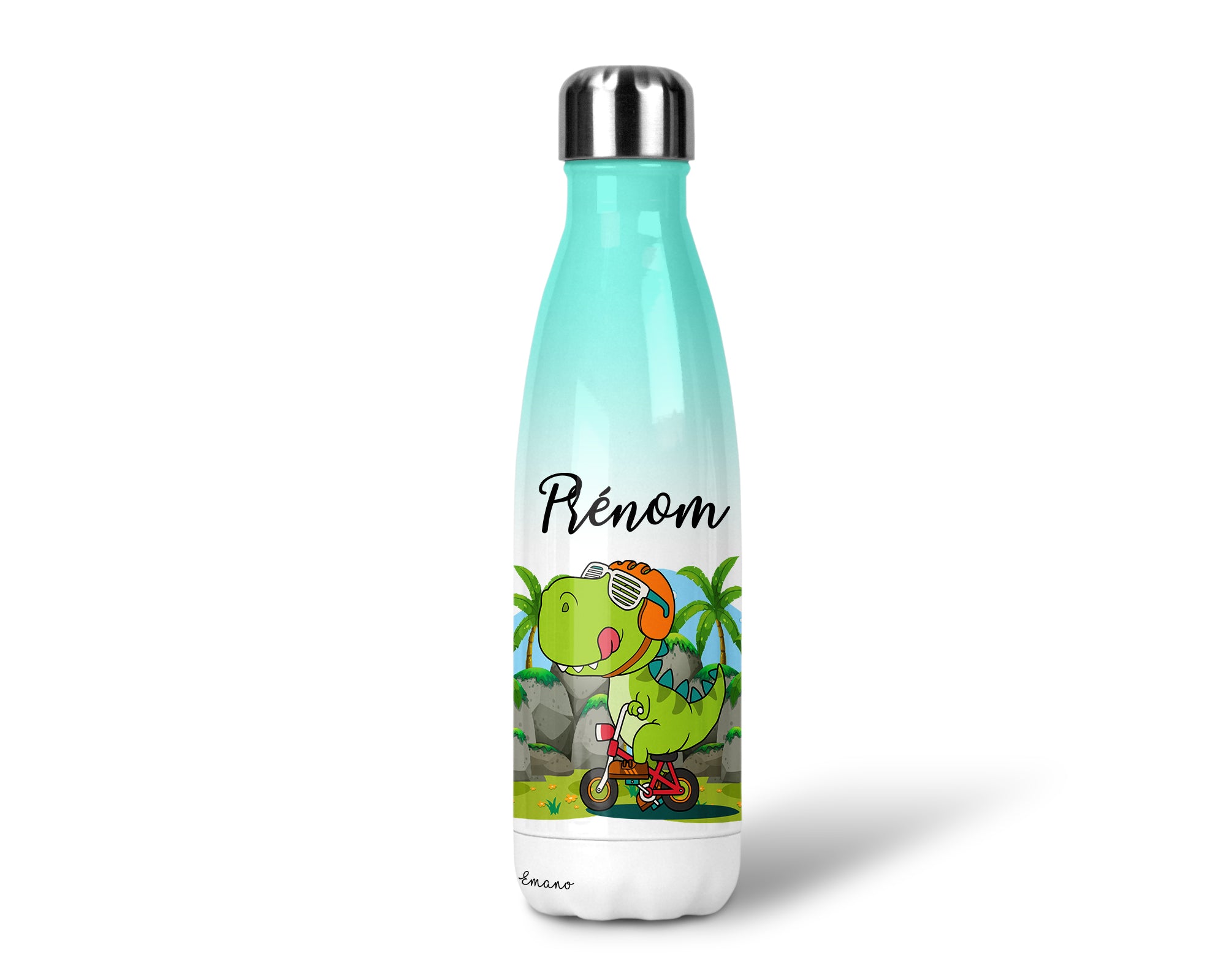 Gourde isotherme personnalisable- Dinosaure