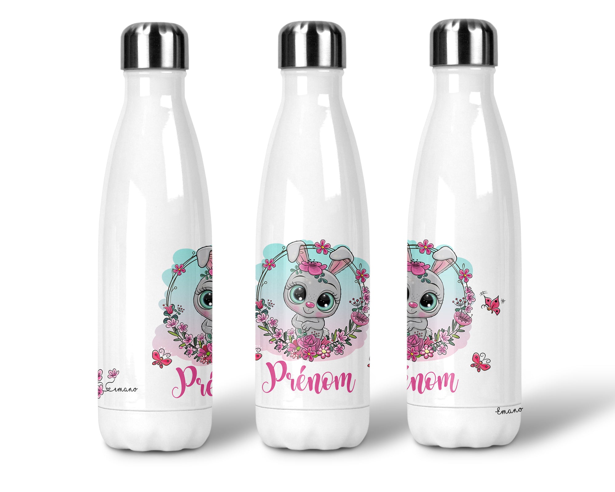 Gourde isotherme personnalisable- Lapin