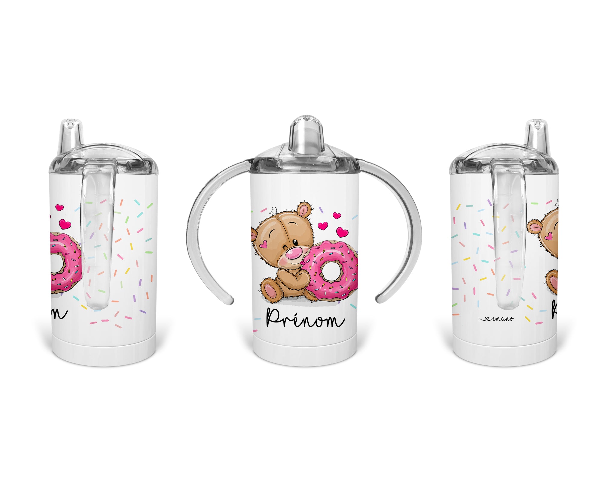 Verre bébé isotherme personnalisable- Ourson