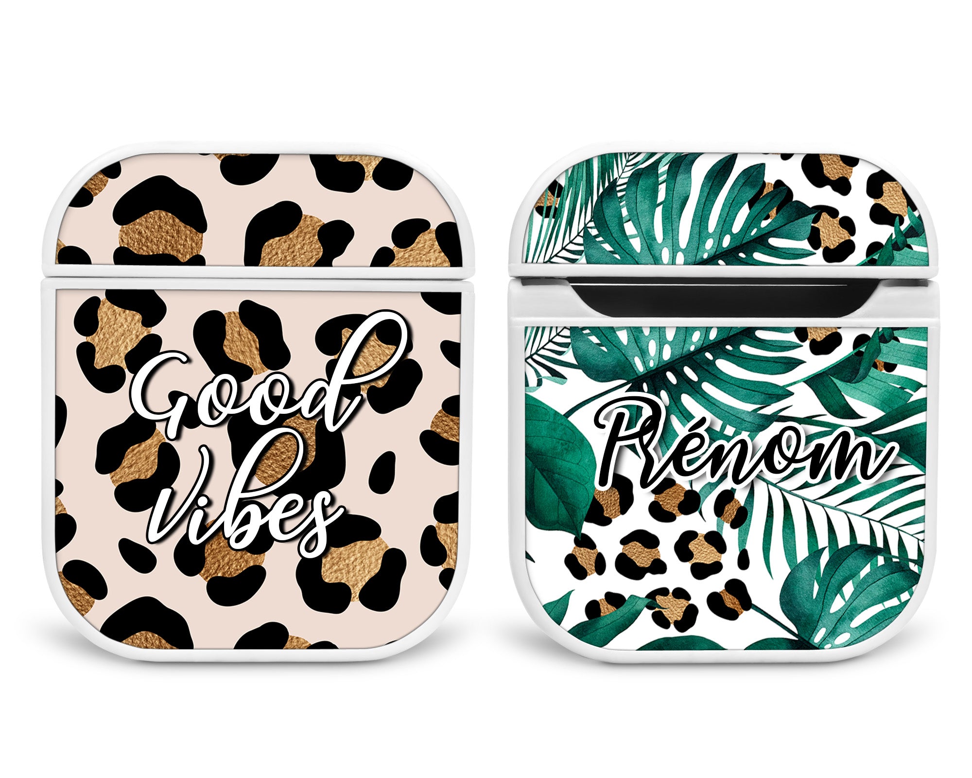 Coque d'Airpods tropical ★ personnalisée