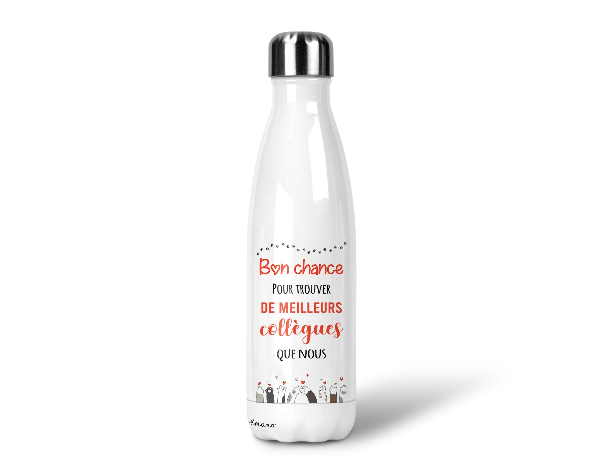 Gourde isotherme personnalisable- Chat