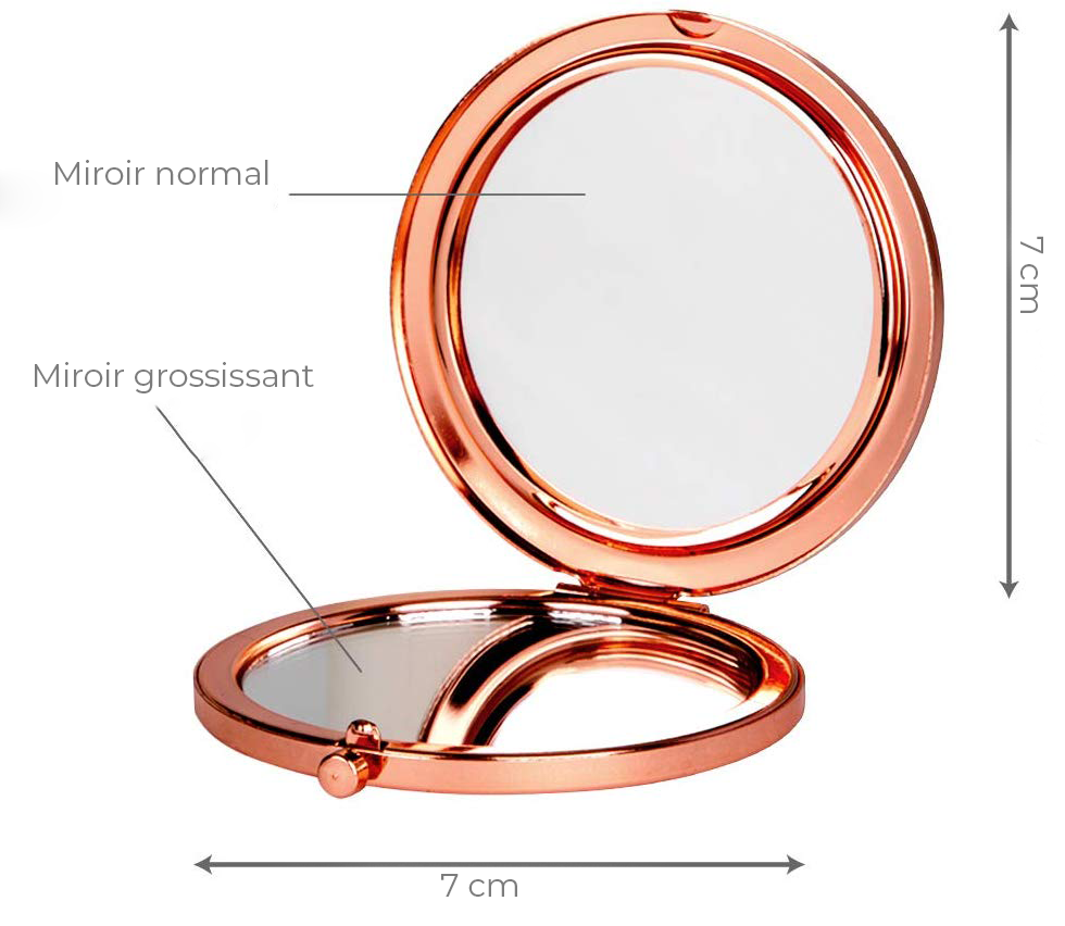Miroir personnalisé - Super marraine