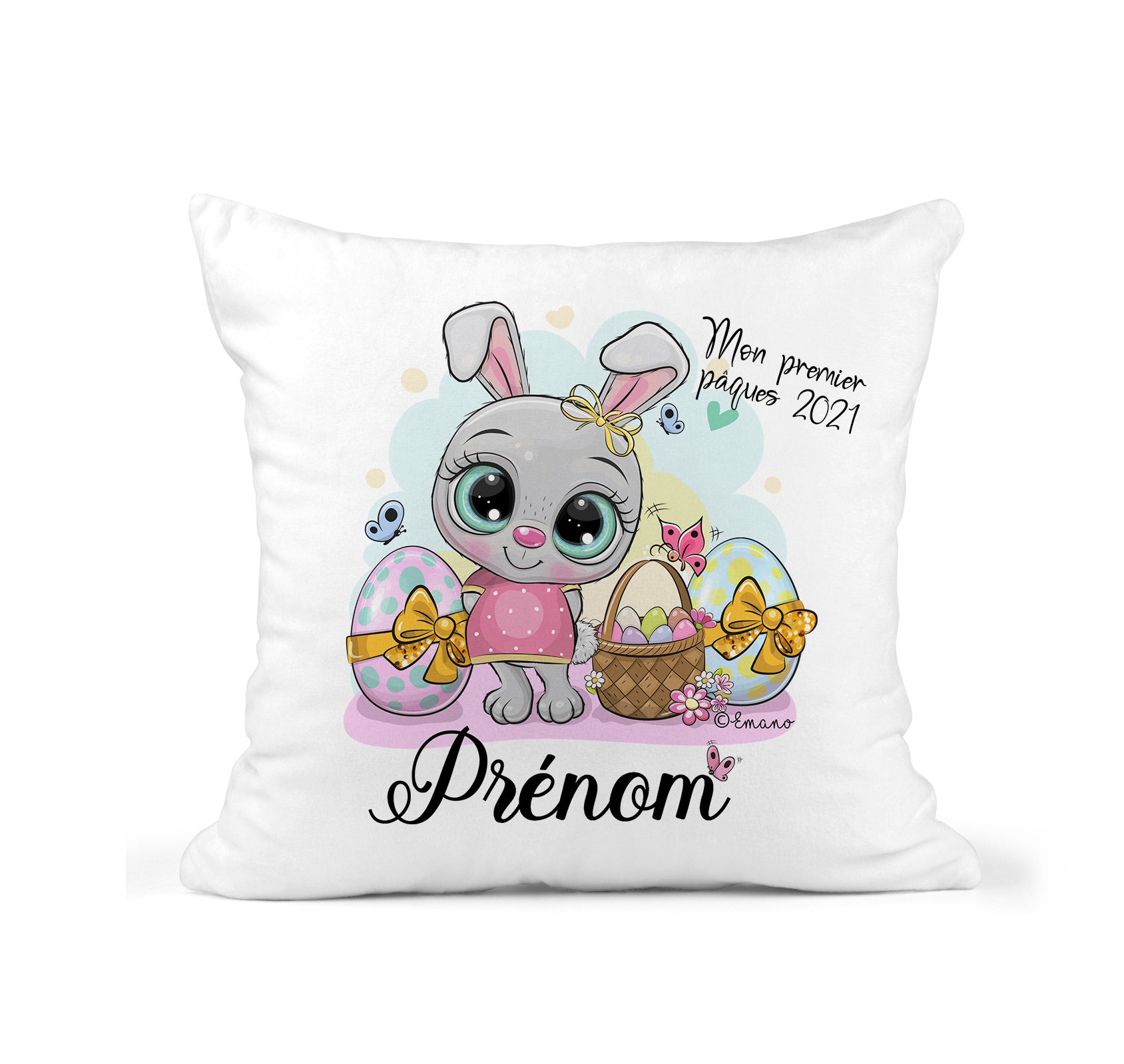 Coussin personnalisable  -Pâques