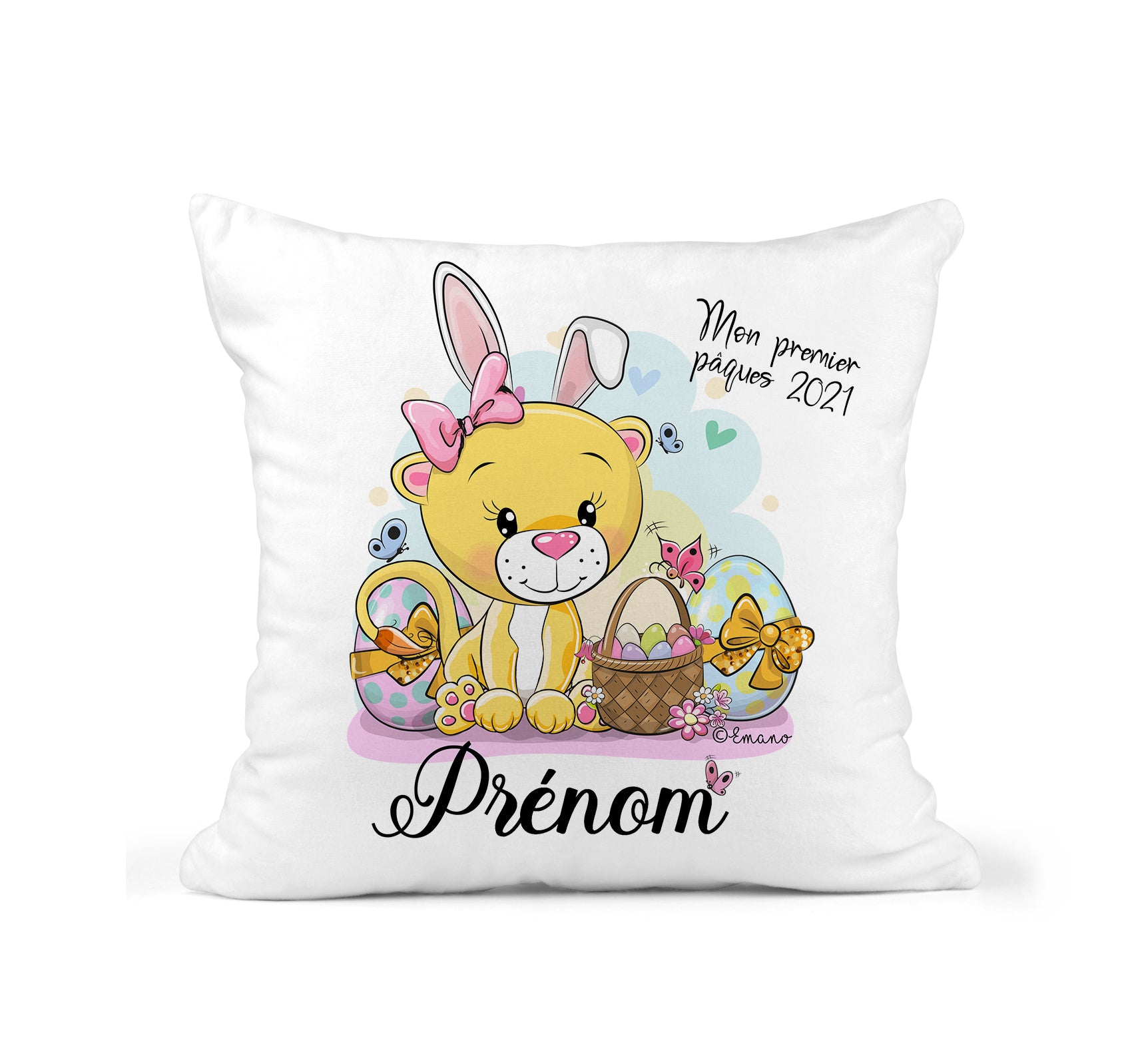 Coussin personnalisable  -Pâques