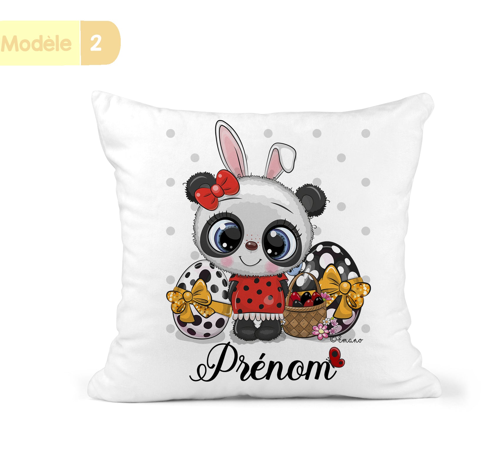 Coussin personnalisable -thème  Pâques